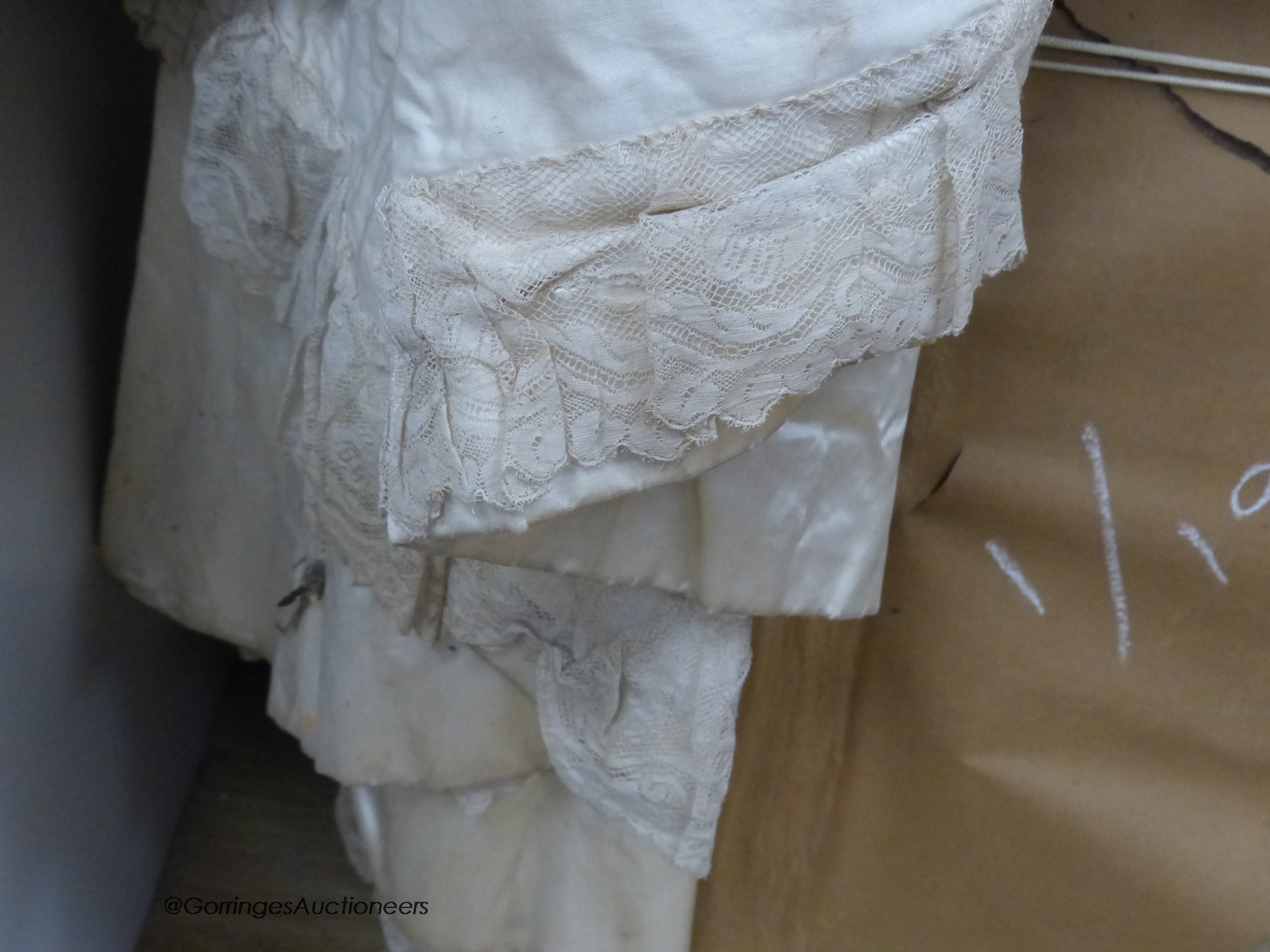 MacCowan's wedding dress with photographs